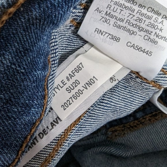 Madewell Jeans‎ 27 skinny 10" High Rise Button Front  AF687 - Picture 6 of 6